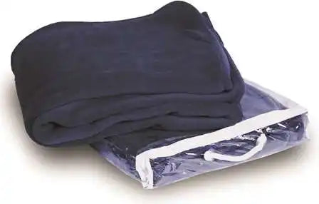 Alpine Fleece 8707 Micro Coral Blanket - Navy - one Size Fits Most