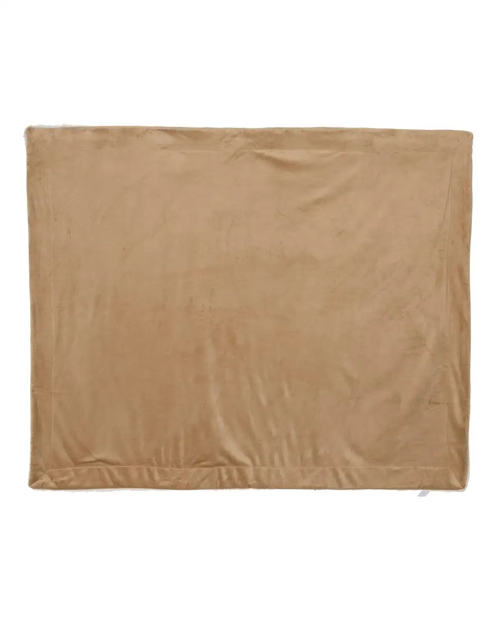 Alpine Fleece 8712 Micro Mink Sherpa Blanket - Camel - Brown / one Size Fits Most