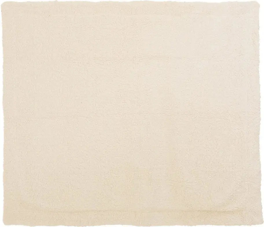 Alpine Fleece 8712 Micro Mink Sherpa Blanket - Cream - Ivory / one Size Fits Most