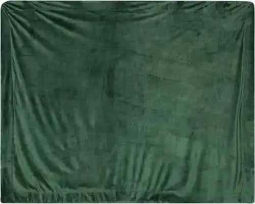 Alpine Fleece 8712 Micro Mink Sherpa Blanket - Forest