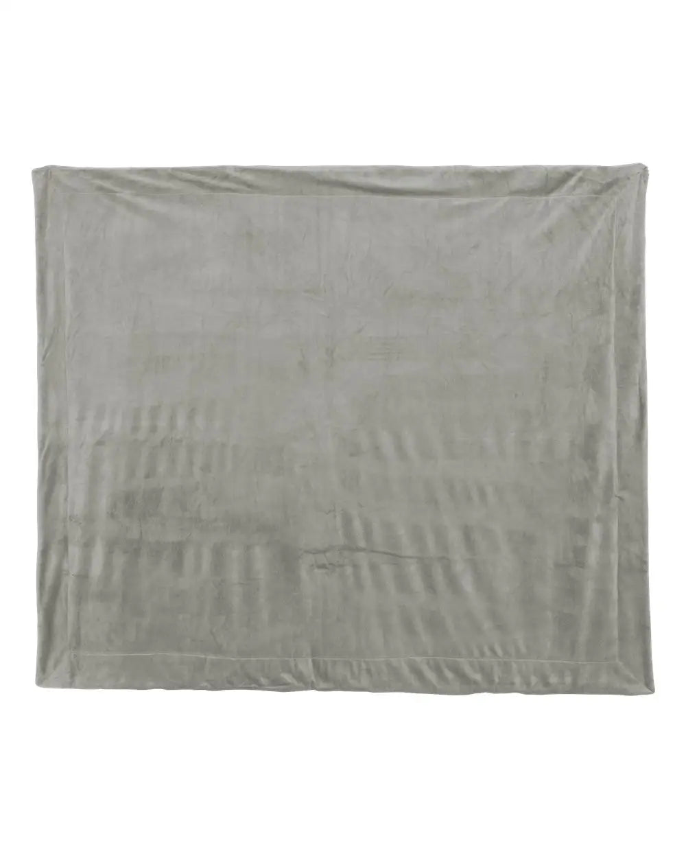 Alpine Fleece 8712 Micro Mink Sherpa Blanket - Grey - Gray / one Size Fits Most