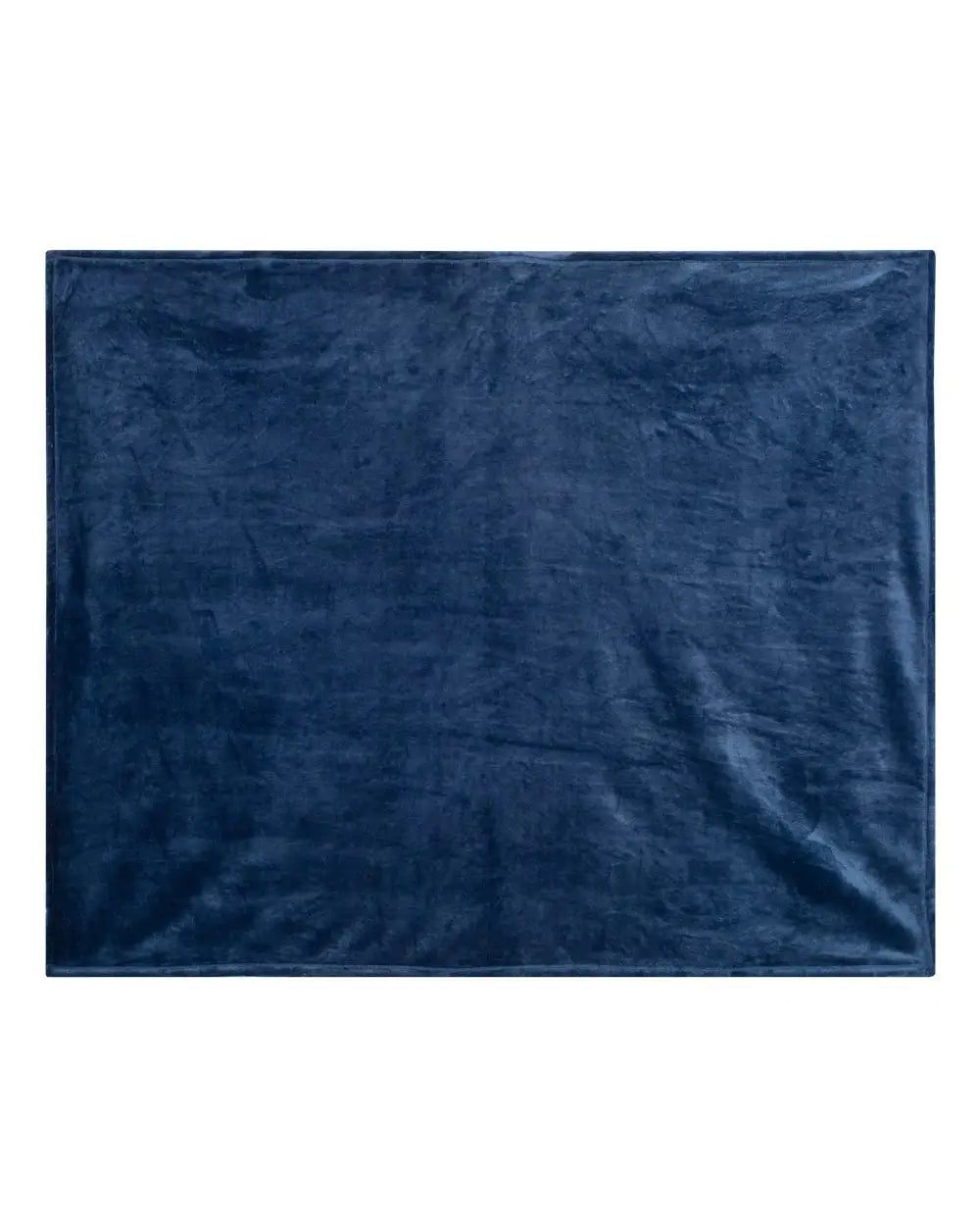 Alpine Fleece 8721 Mink Touch Luxury Blanket - Navy - one Size Fits Most