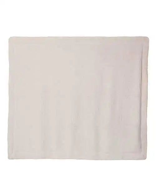 Alpine Fleece 8726 Oversized Mink Sherpa Blanket Chocolate Coffee / one Size Fits Most