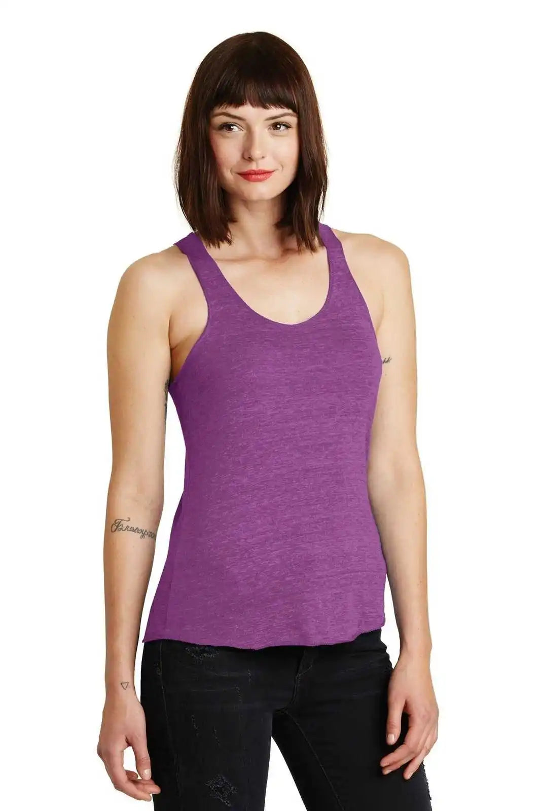 Alternative Aa1927 Discontinued Women’s Meegs Eco-jersey Racer Tank - Eco True Huckleberry