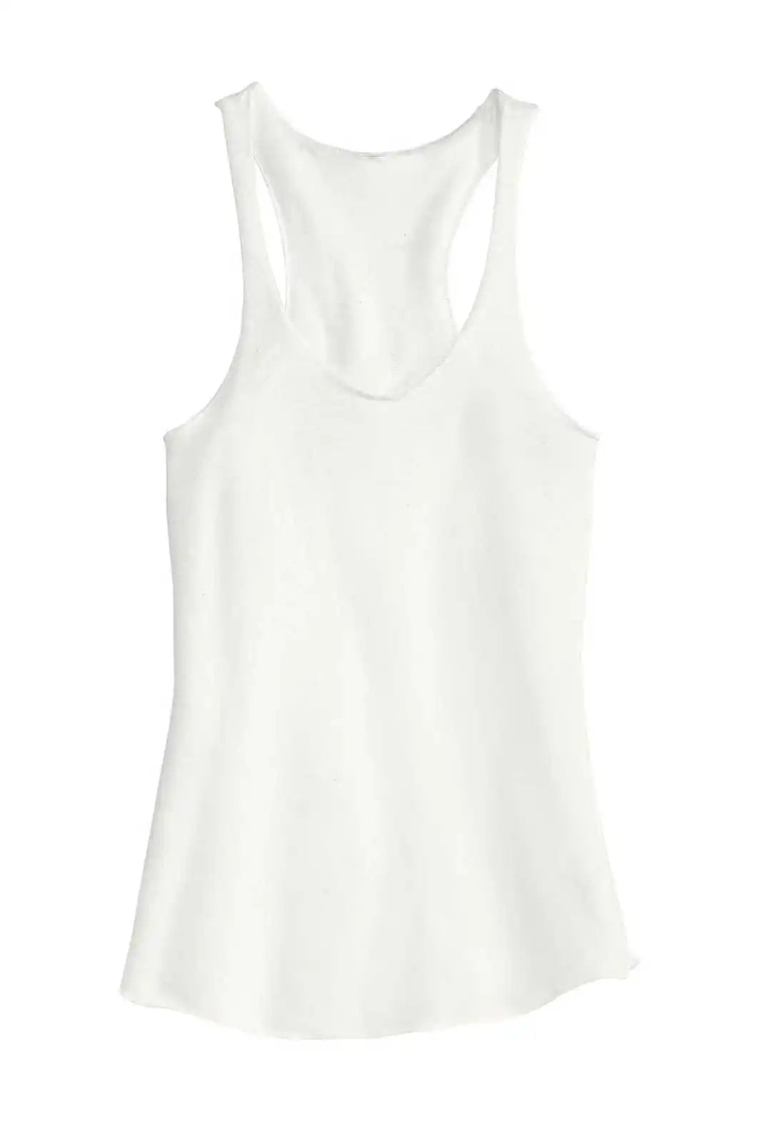 Alternative Aa1927 Discontinued Women’s Meegs Eco-jersey Racer Tank - Eco Ivory