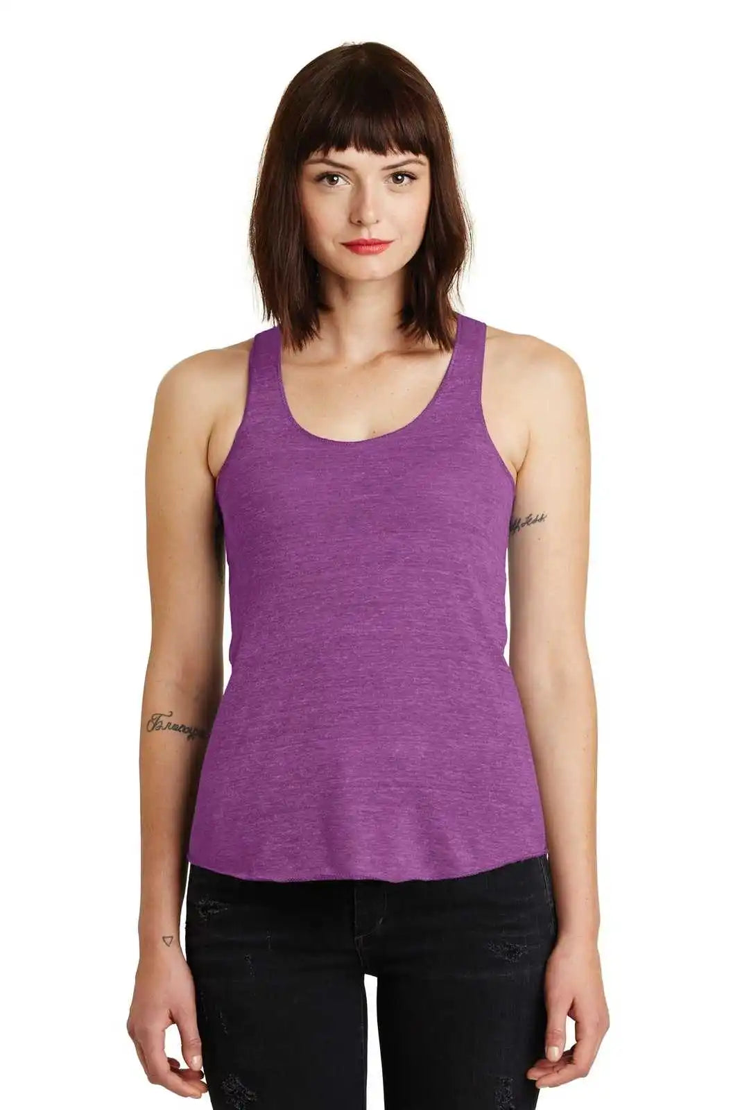 Alternative Aa1927 Discontinued Women’s Meegs Eco-jersey Racer Tank - Eco True Huckleberry