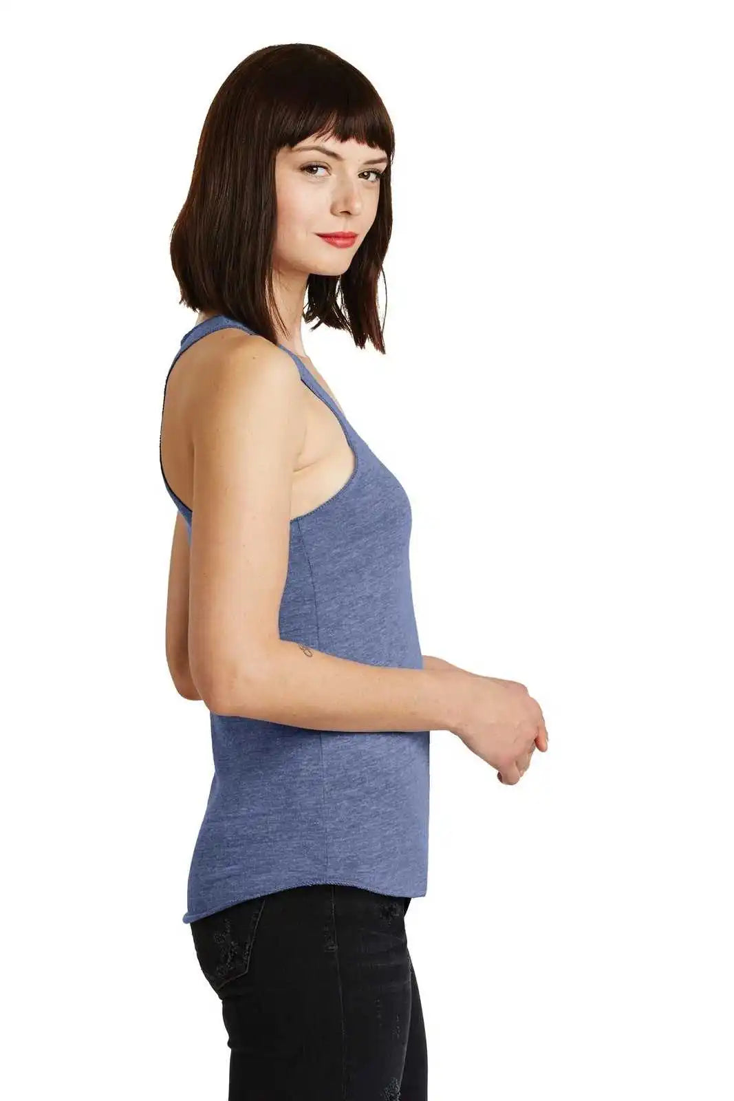 Alternative Aa1927 Discontinued Women’s Meegs Eco-jersey Racer Tank - Eco Pacific Blue