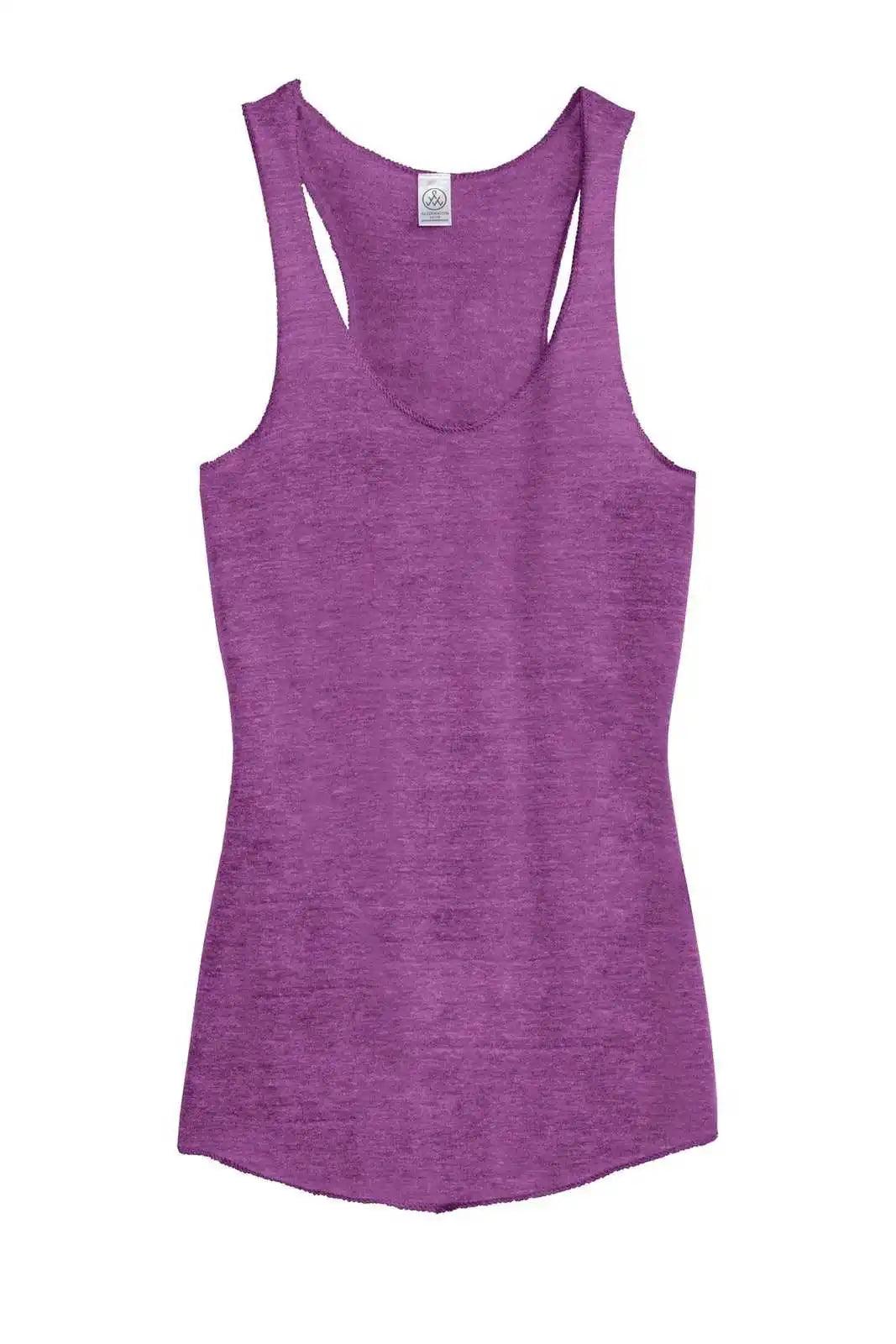 Alternative Aa1927 Discontinued Women’s Meegs Eco-jersey Racer Tank - Eco True Huckleberry