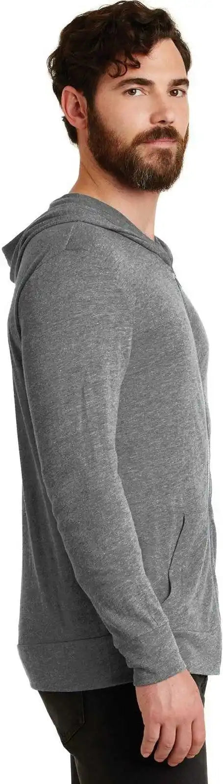 Alternative Aa1970 Eco-jersey Zip Hoodie - Eco Gray