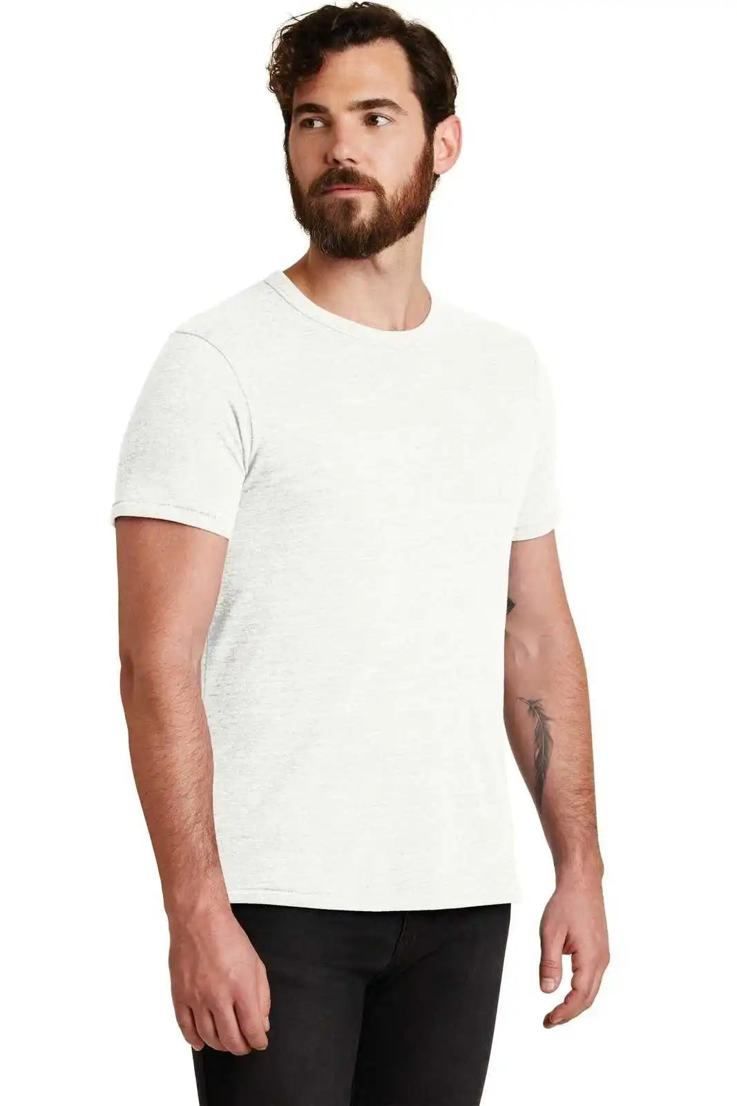 Alternative Aa1973 Eco-jersey Crew T-shirt - Eco Ivory