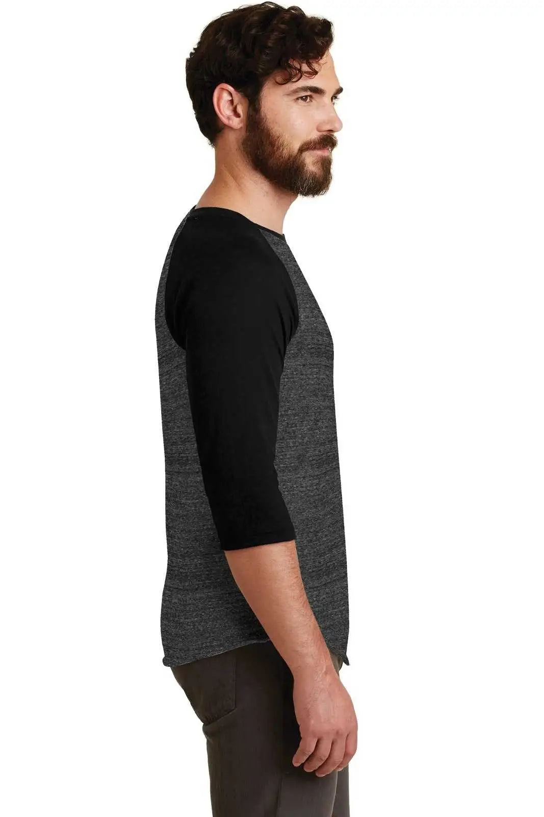 Alternative Aa2089 Eco-jersey Baseball T-shirt - Eco Black True