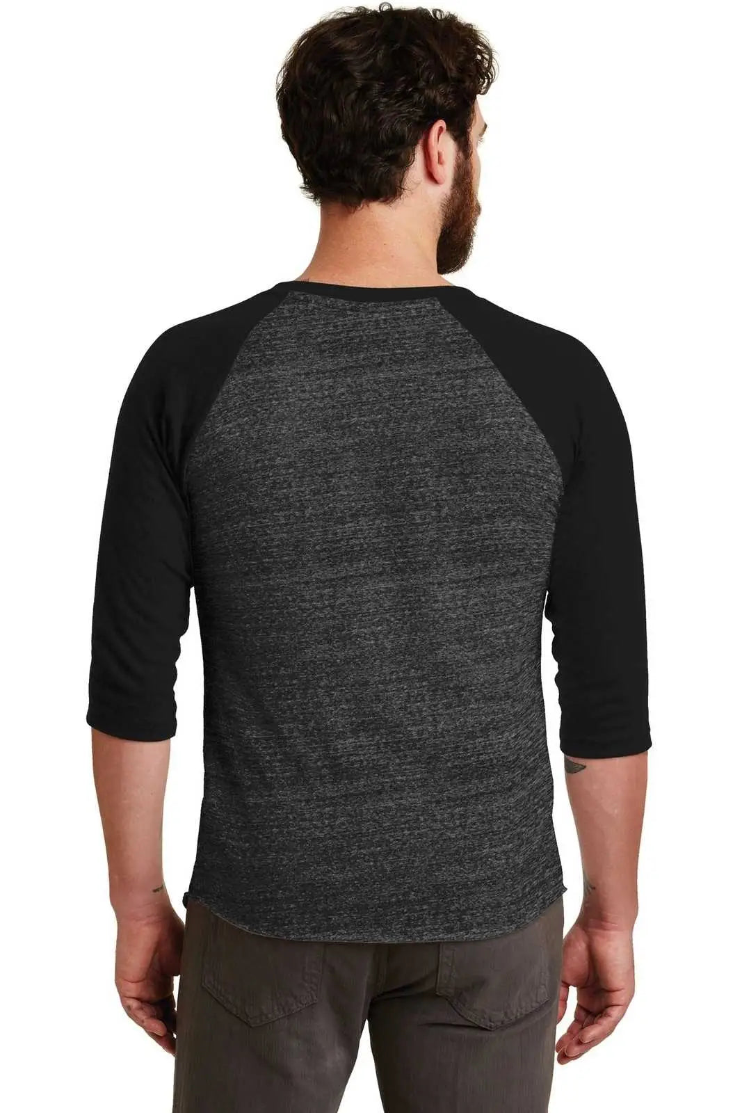 Alternative Aa2089 Eco-jersey Baseball T-shirt - Eco Black True