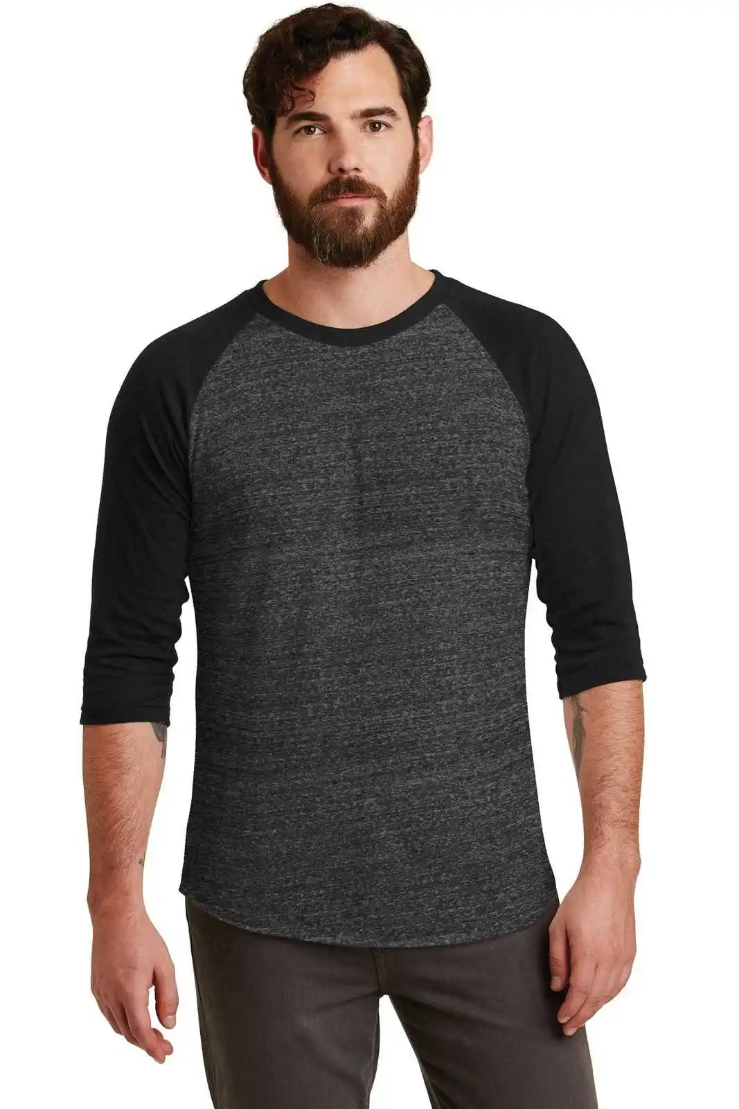 Alternative Aa2089 Eco-jersey Baseball T-shirt - Eco Black True