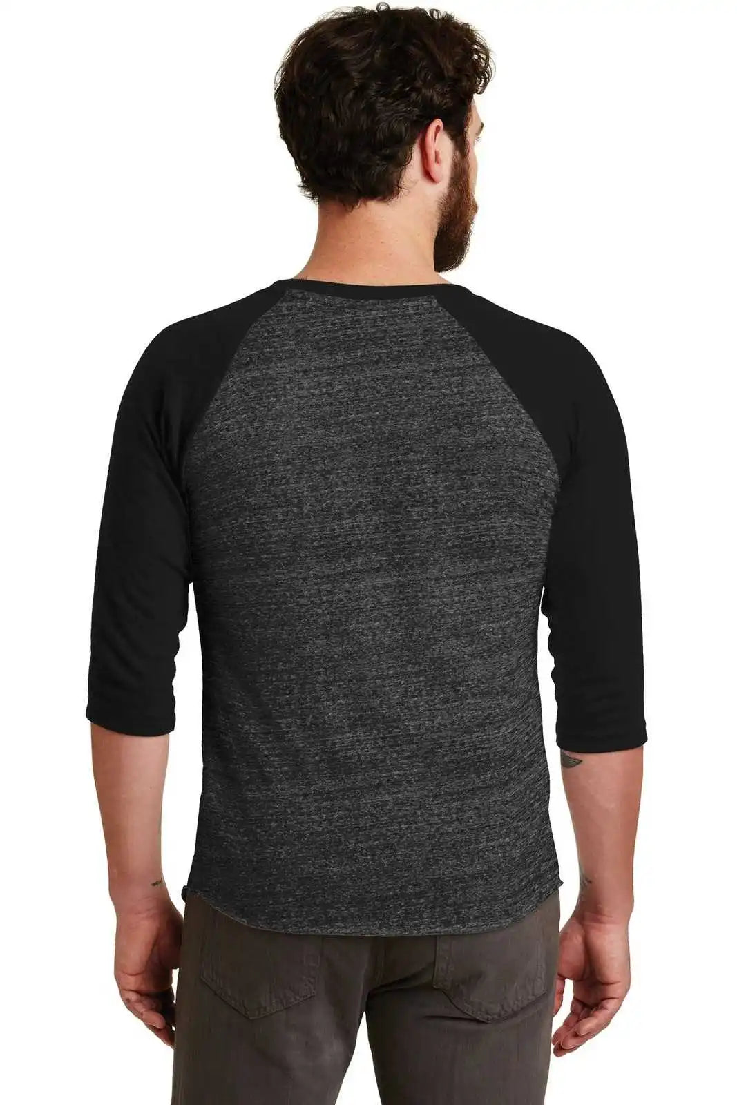 Alternative Aa2089 Eco-jersey Baseball T-shirt - Eco Black True