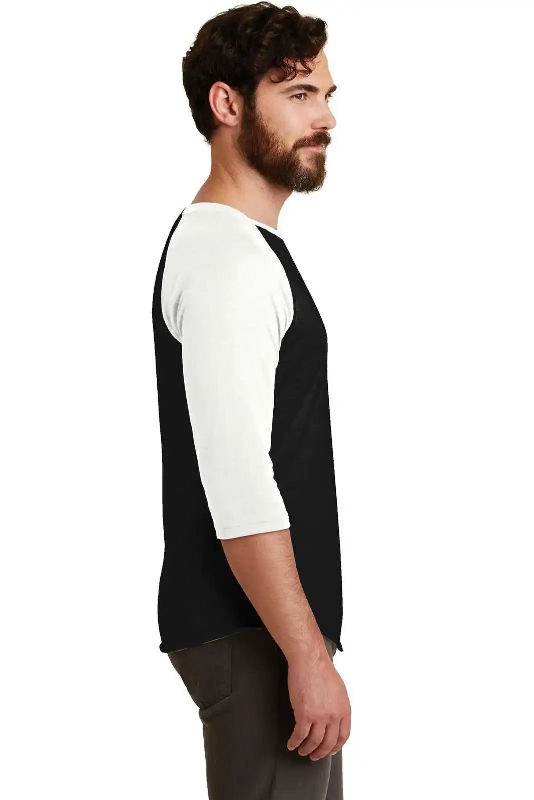 Alternative Aa2089 Eco-jersey Baseball T-shirt - Eco True Black Ivory