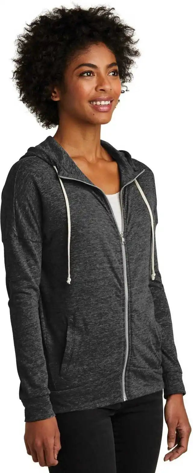 Alternative Aa2896 Women’s Eco-jersey Cool-down Zip Hoodie - Eco Black