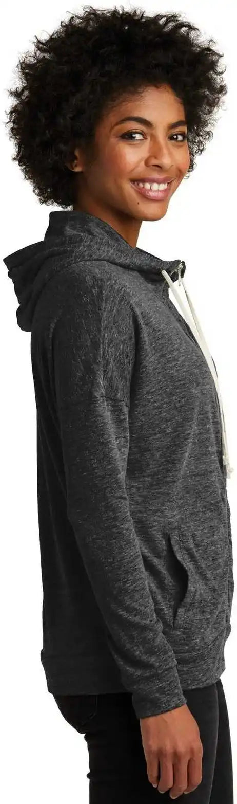 Alternative Aa2896 Women’s Eco-jersey Cool-down Zip Hoodie - Eco Black