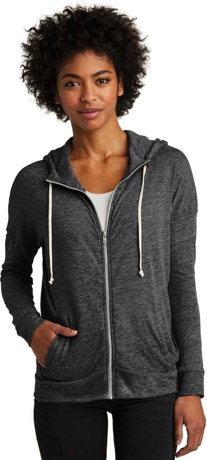 Alternative Aa2896 Women’s Eco-jersey Cool-down Zip Hoodie - Eco Black