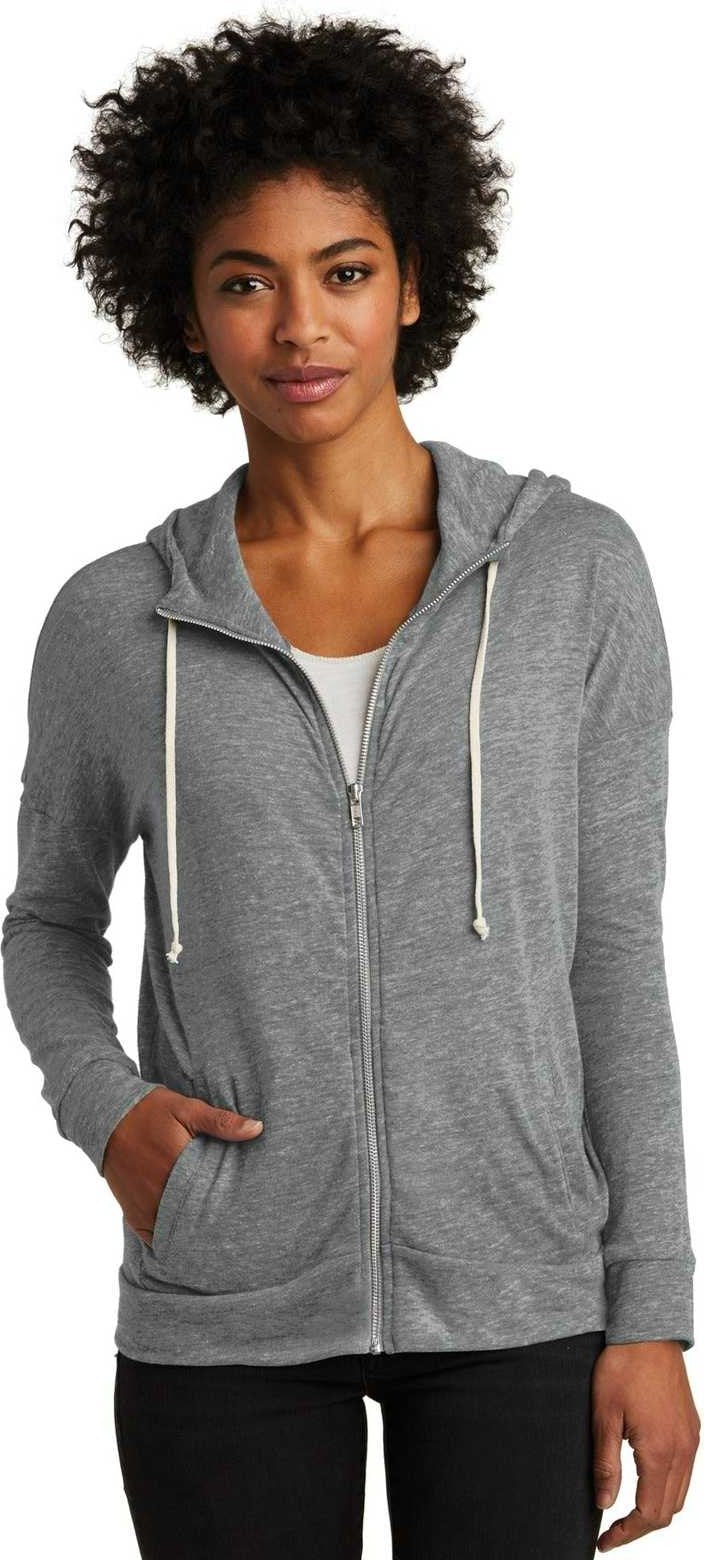 Alternative Aa2896 Women’s Eco-jersey Cool-down Zip Hoodie - Eco Gray