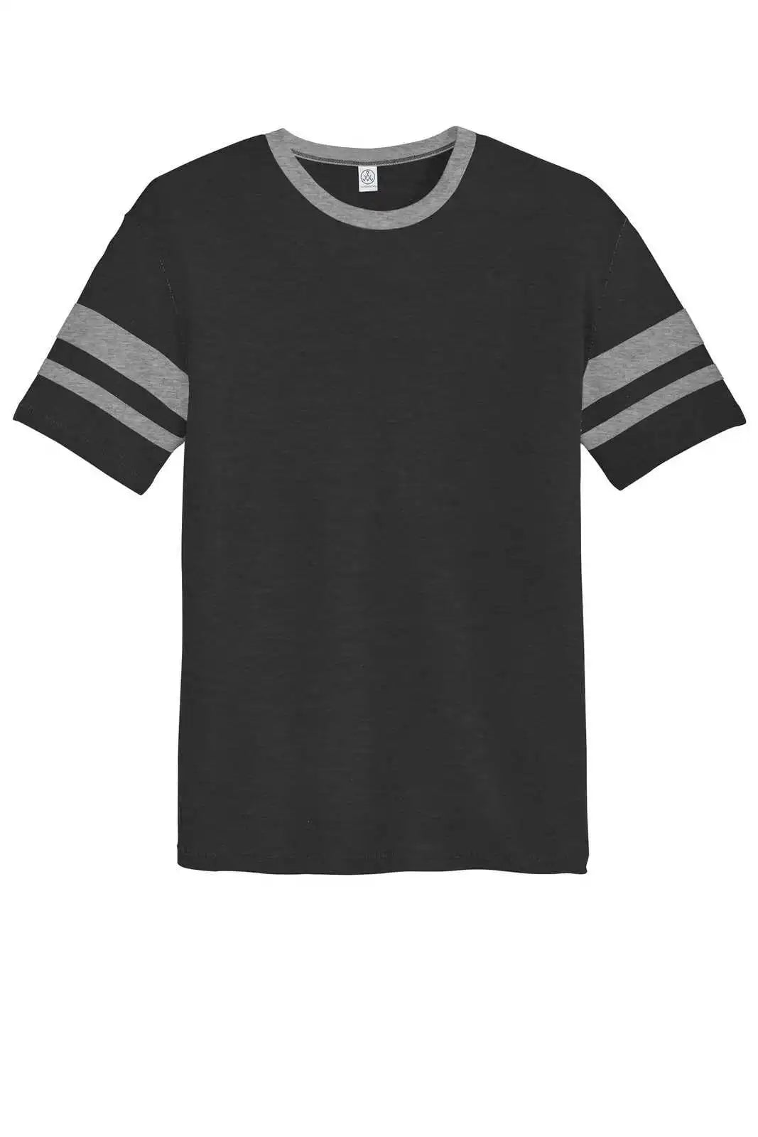 Alternative Aa5055 Sideline Vintage 50/50 Tee - Black Smoke