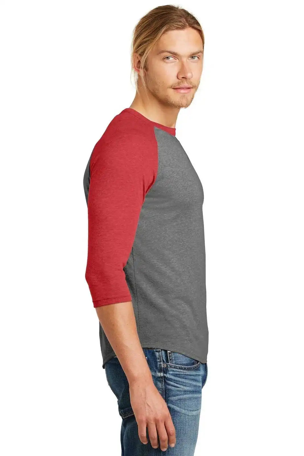Alternative Aa5055 Sideline Vintage 50/50 Tee - Coal Red
