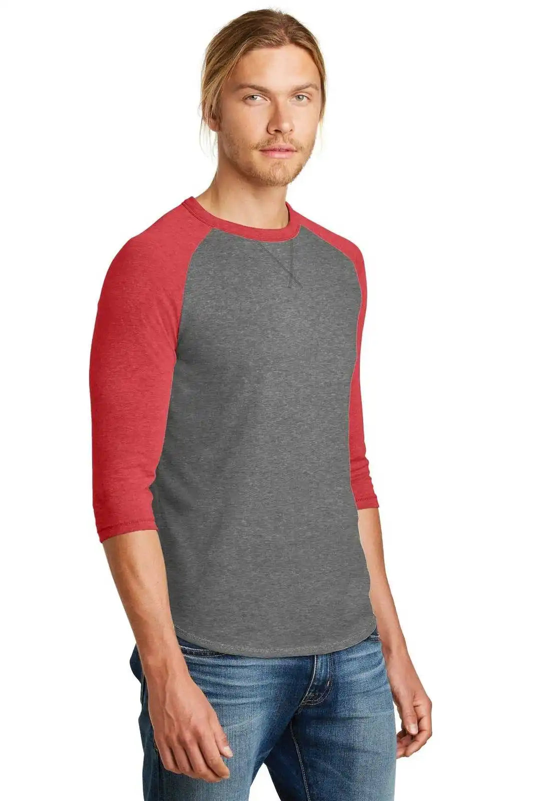 Alternative Aa5055 Sideline Vintage 50/50 Tee - Coal Red