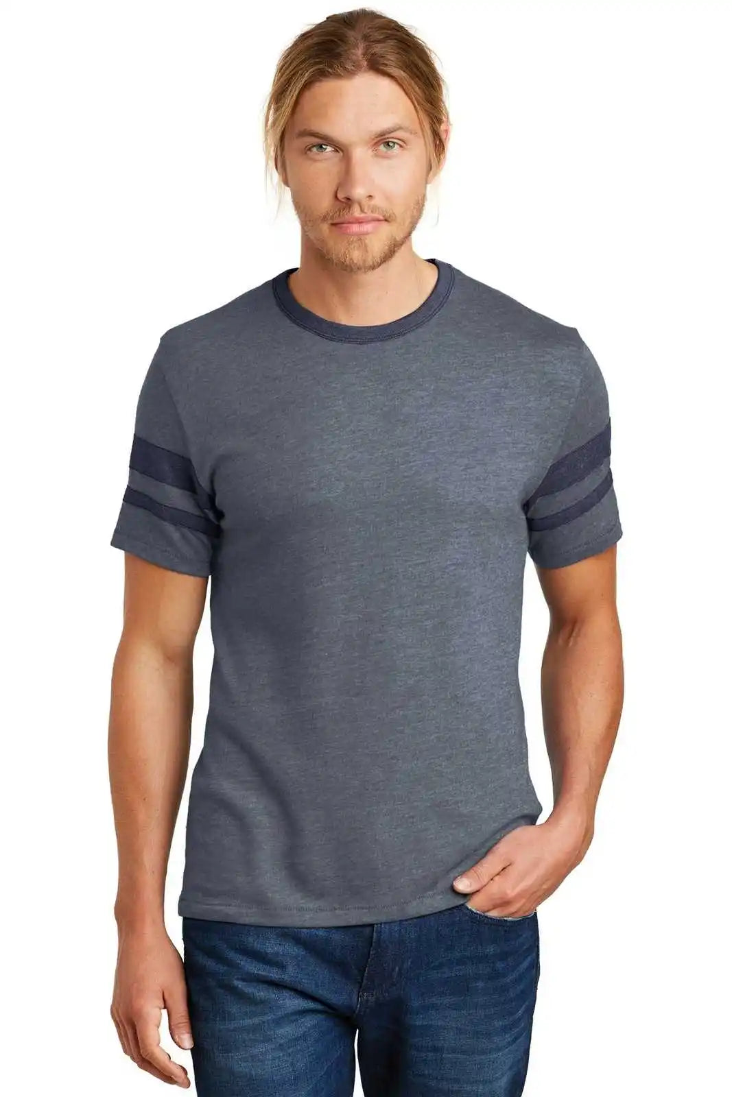 Alternative Aa5055 Sideline Vintage 50/50 Tee - Navy