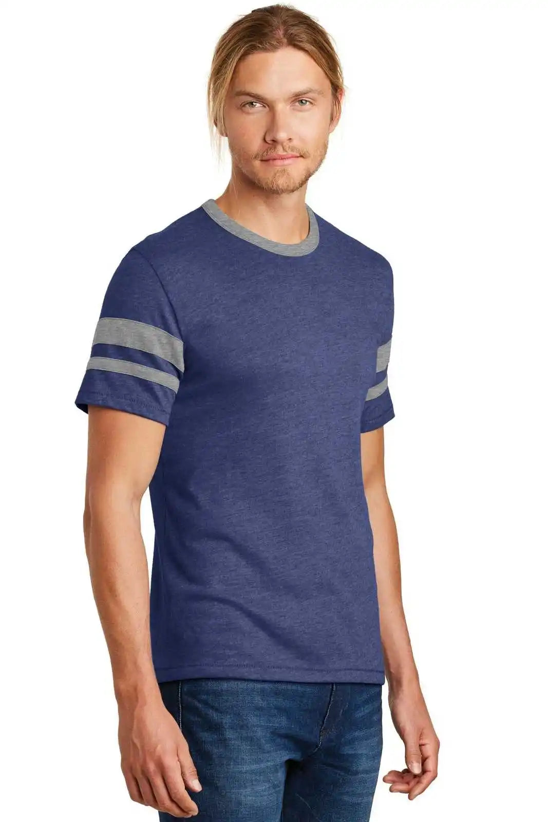 Alternative Aa5055 Sideline Vintage 50/50 Tee - Royal Smoke
