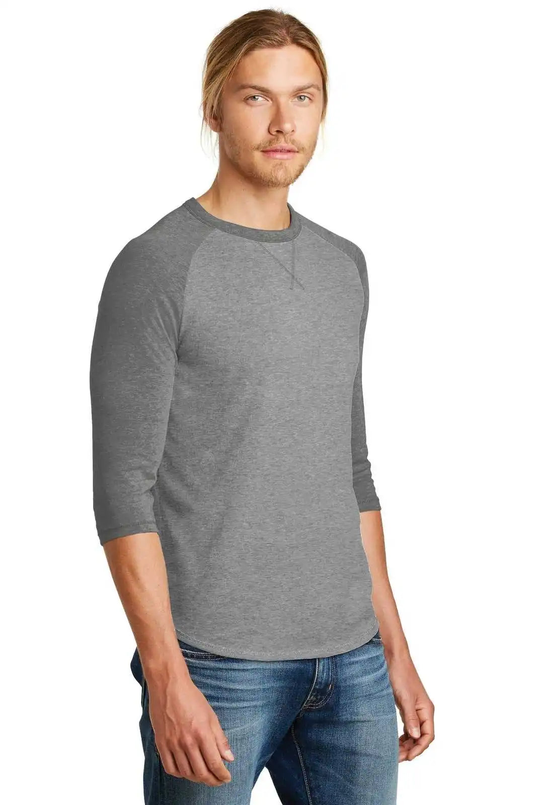 Alternative Aa5055 Sideline Vintage 50/50 Tee - Smoke Coal