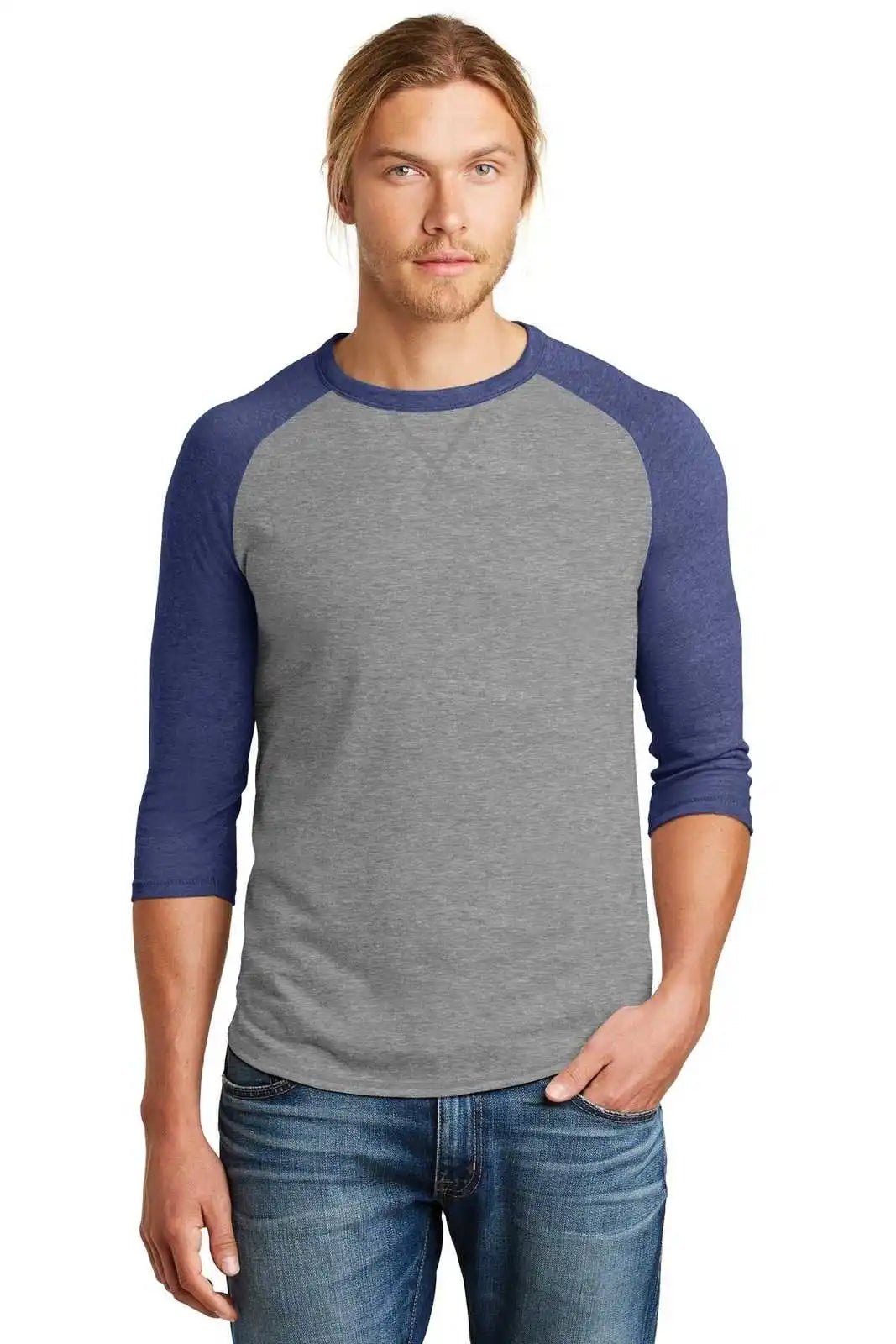 Alternative Aa5055 Sideline Vintage 50/50 Tee - Smoke Royal