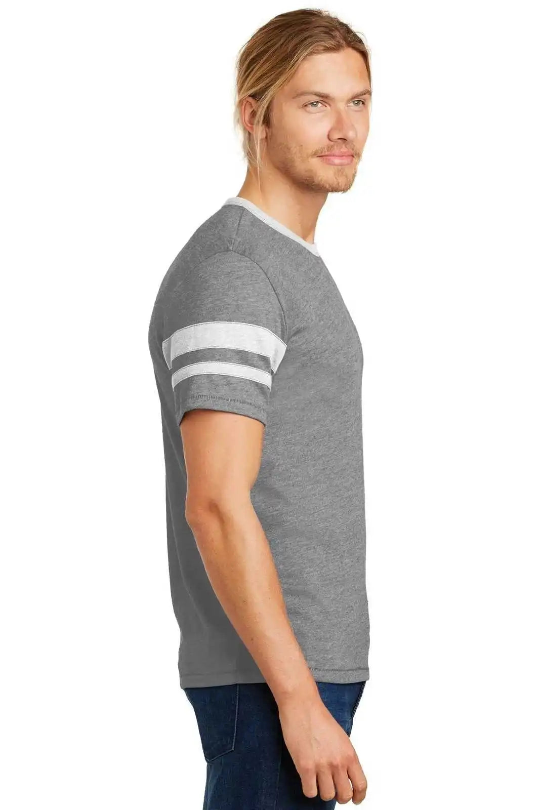 Alternative Aa5055 Sideline Vintage 50/50 Tee - Smoke White