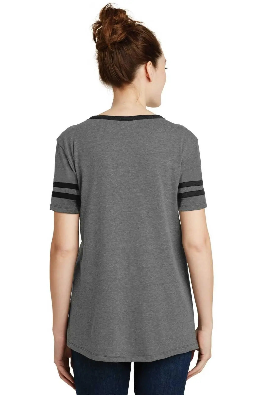 Alternative Aa5058 Women’s Varsity Vintage 50/50 Tee - Coal Black