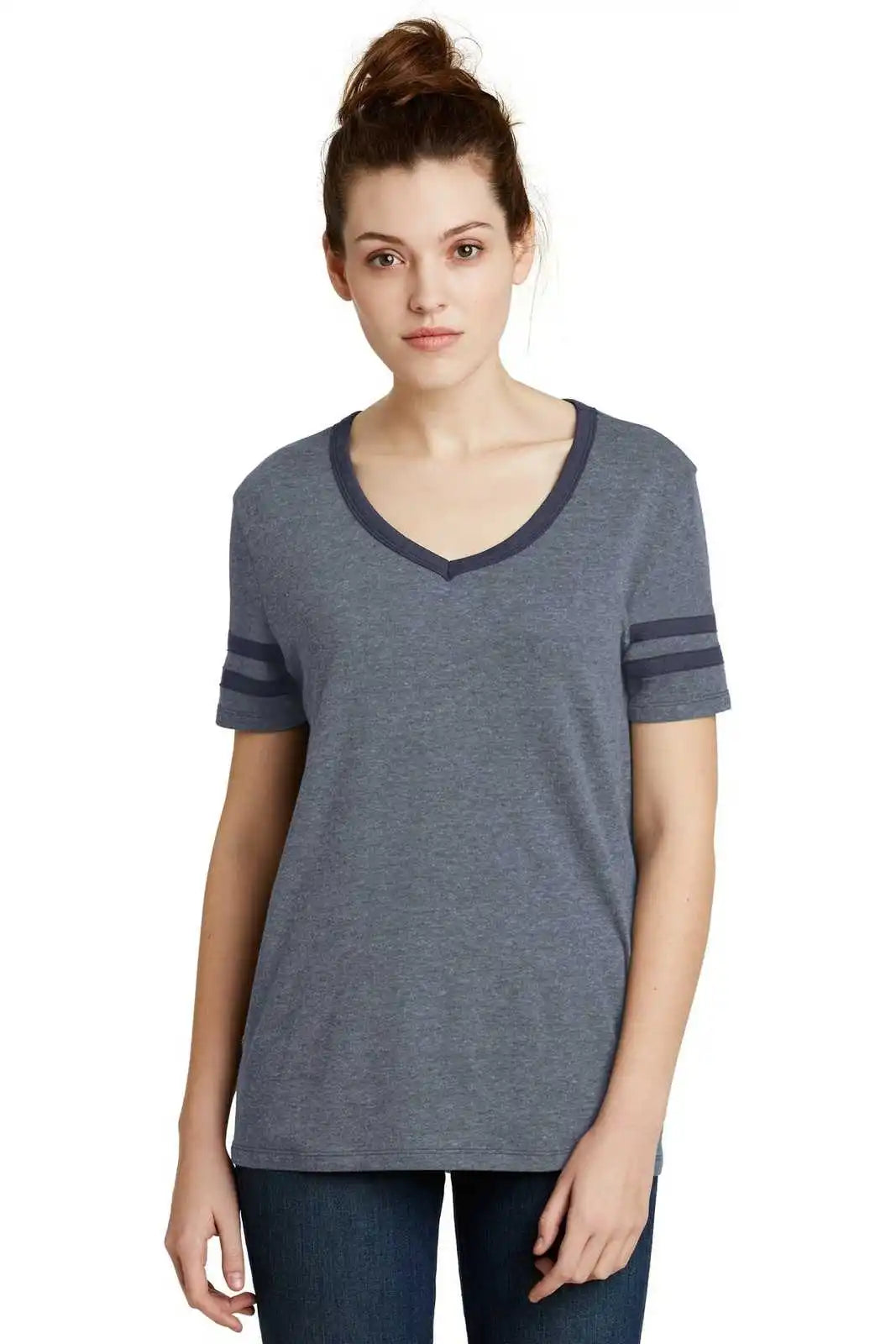 Alternative Aa5058 Women’s Varsity Vintage 50/50 Tee - Navy