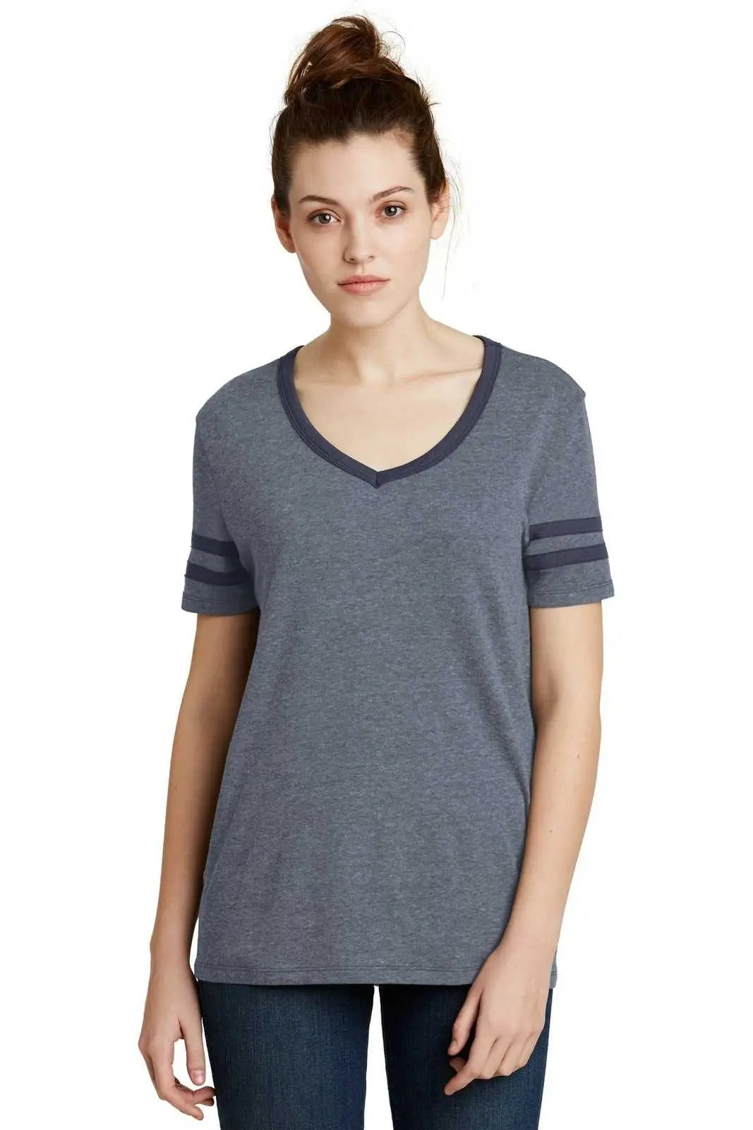 Alternative Aa5058 Women’s Varsity Vintage 50/50 Tee - Navy