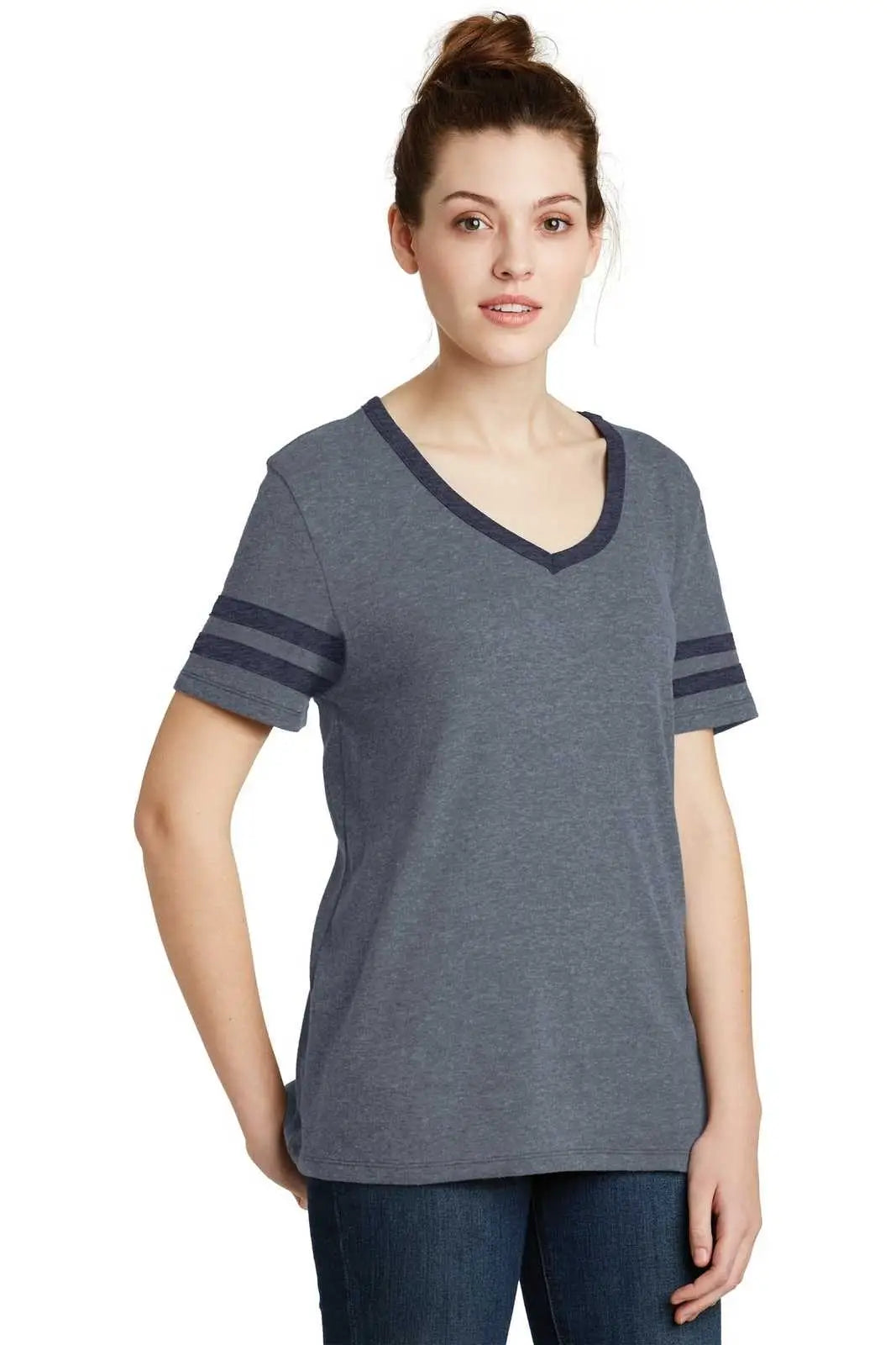 Alternative Aa5058 Women’s Varsity Vintage 50/50 Tee - Navy
