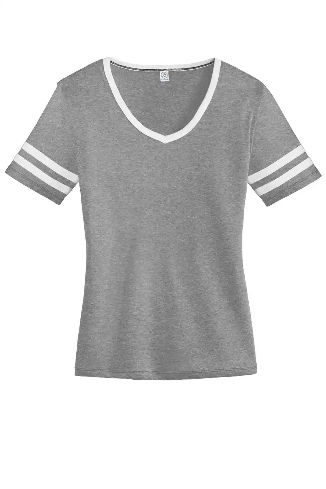 Alternative Aa5058 Women’s Varsity Vintage 50/50 Tee - Smoke White