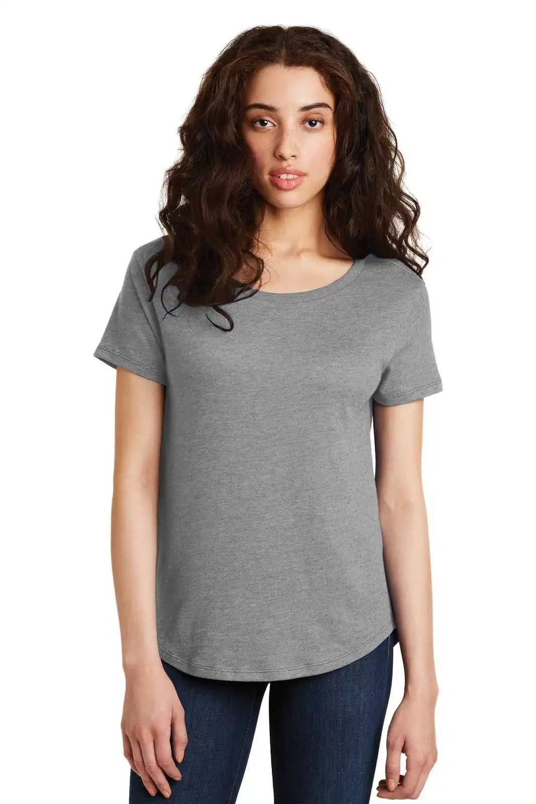 Alternative Aa5064 Women’s Backstage Vintage 50/50 Tee - Smoke