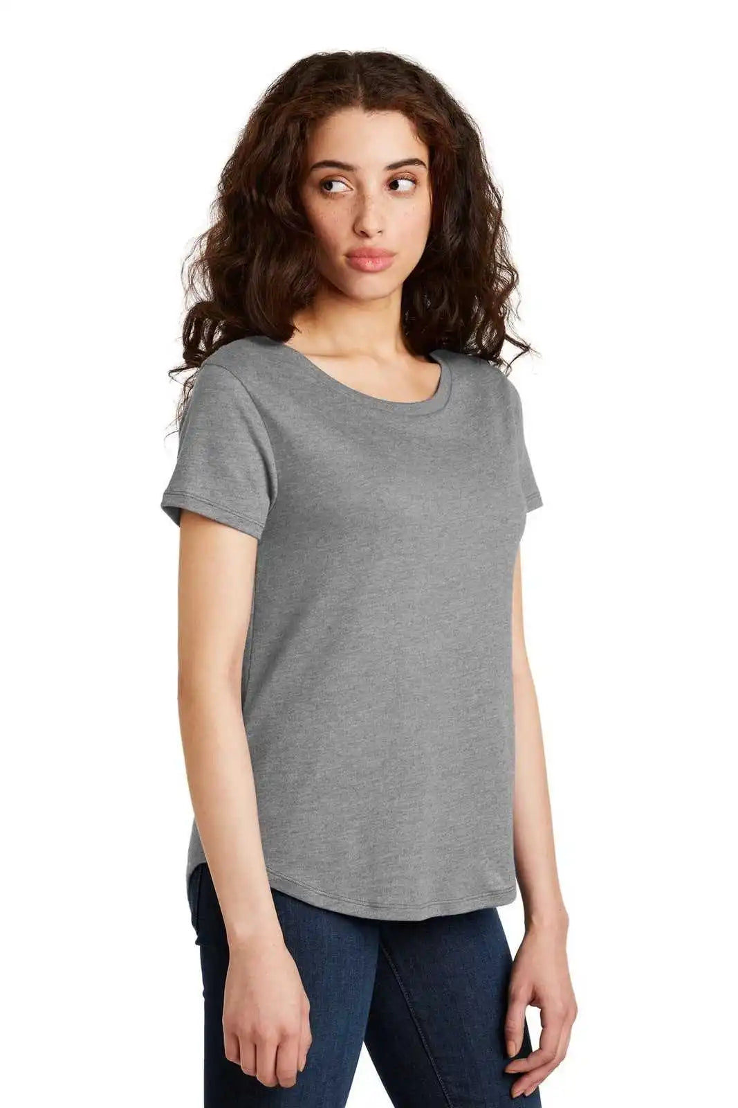 Alternative Aa5064 Women’s Backstage Vintage 50/50 Tee - Smoke