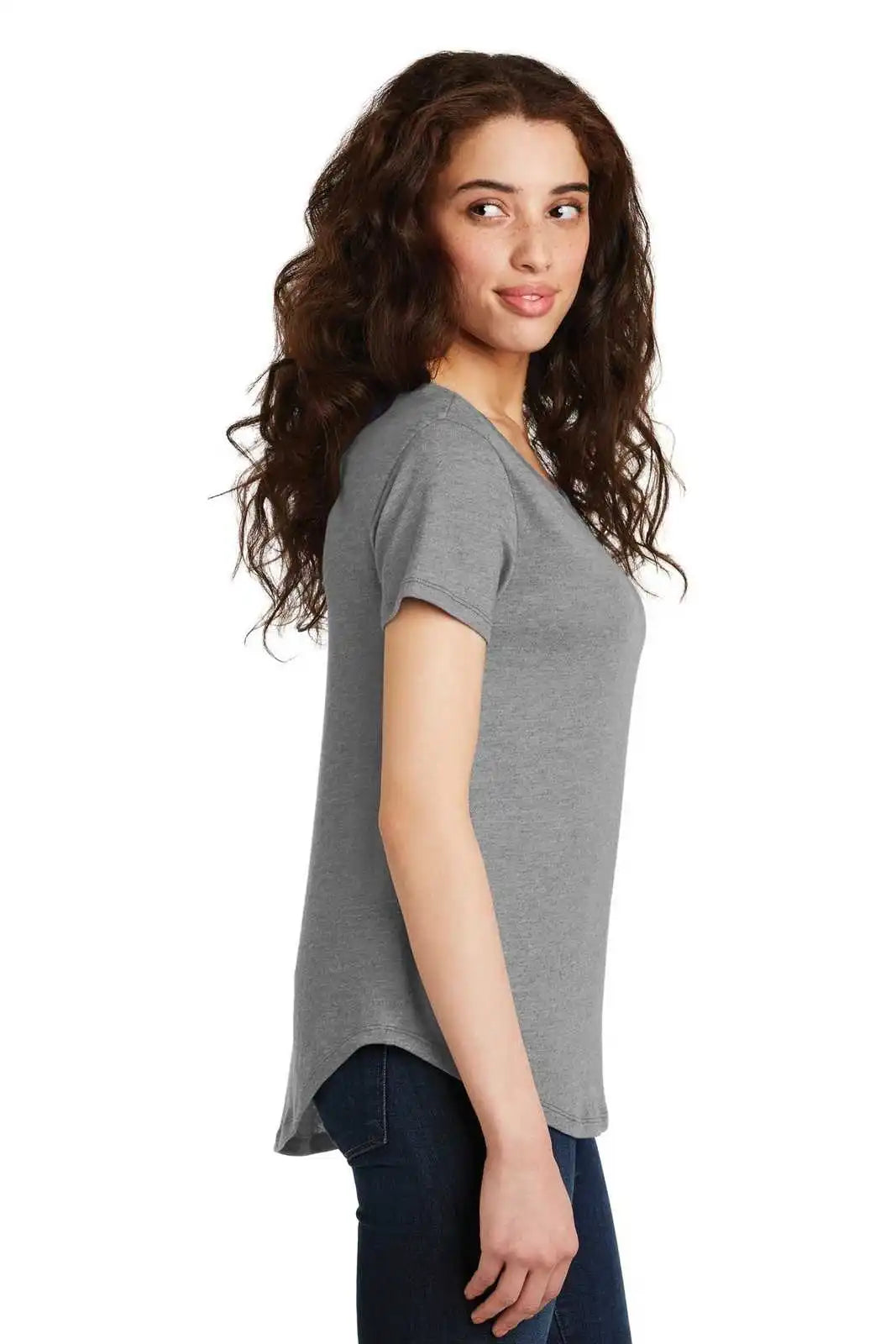 Alternative Aa5064 Women’s Backstage Vintage 50/50 Tee - Smoke