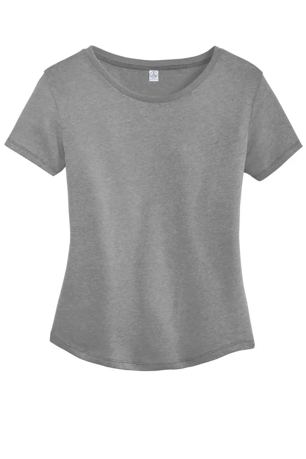 Alternative Aa5064 Women’s Backstage Vintage 50/50 Tee - Smoke