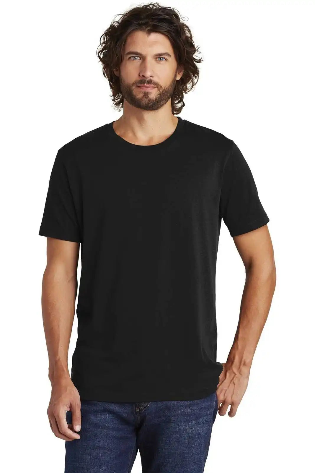 Alternative Aa6040 Rebel Blended Jersey Tee - Black