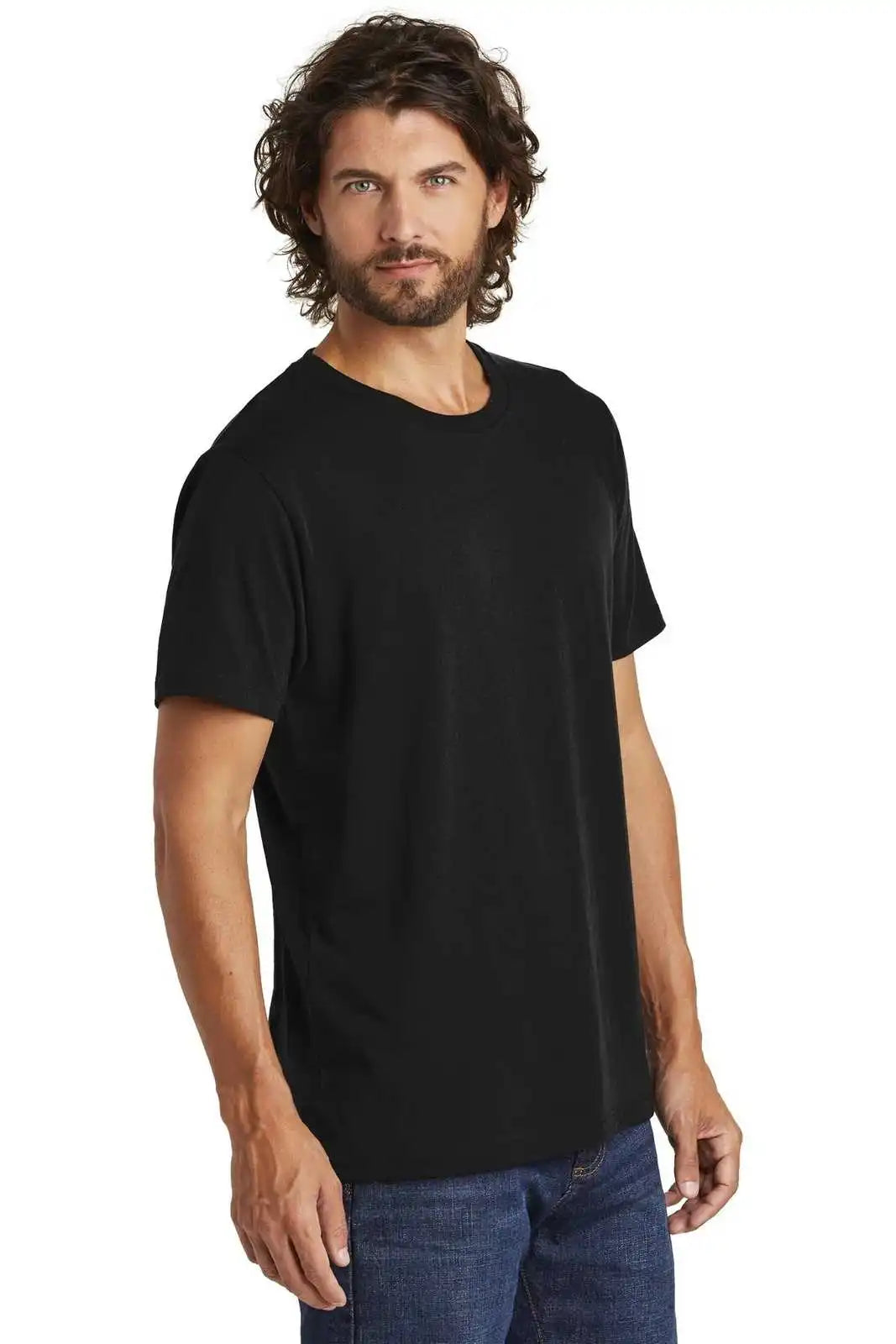 Alternative Aa6040 Rebel Blended Jersey Tee - Black