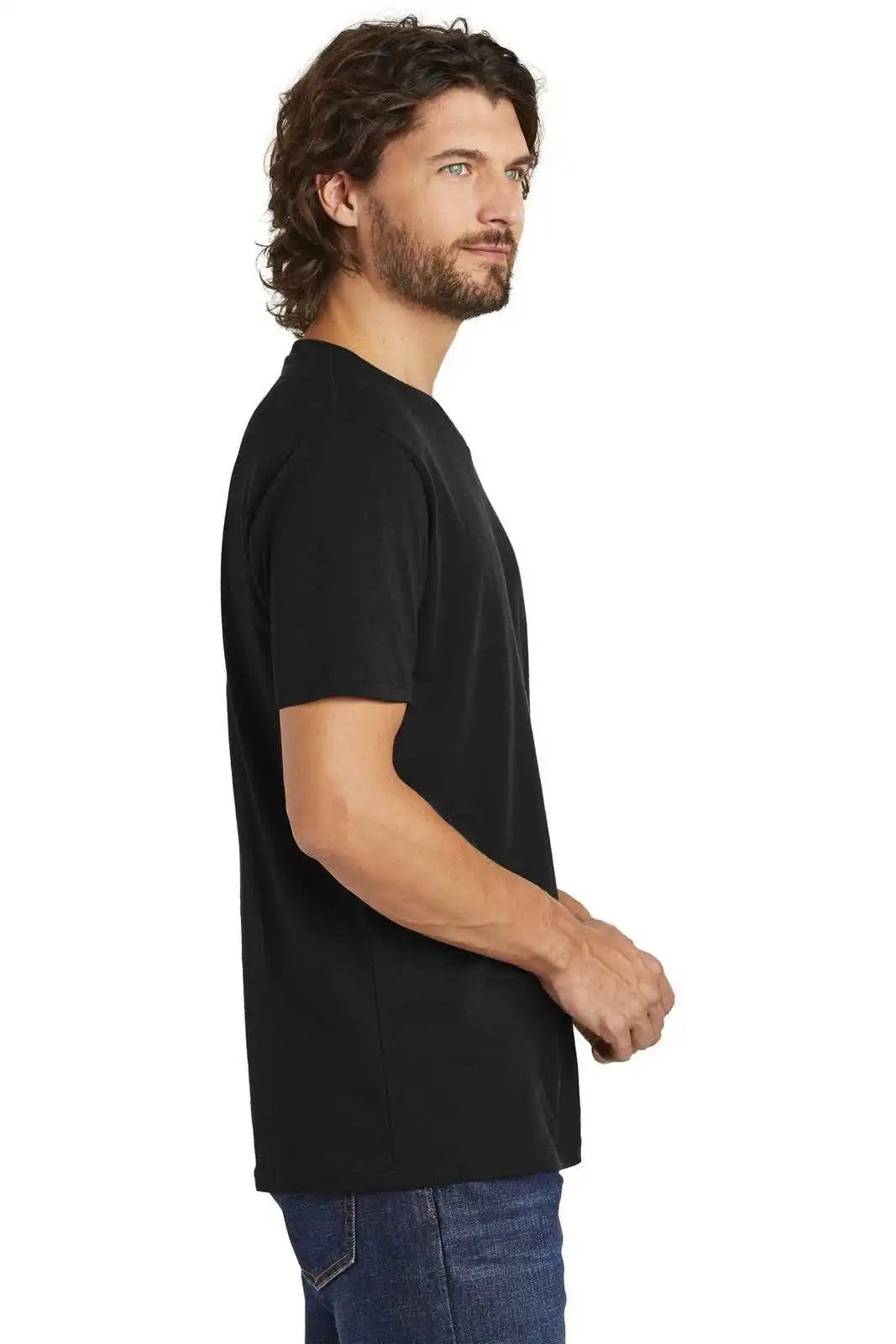 Alternative Aa6040 Rebel Blended Jersey Tee - Black