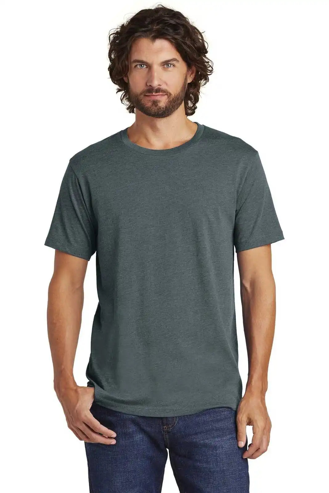 Alternative Aa6040 Rebel Blended Jersey Tee - Heather Deep Charcoal
