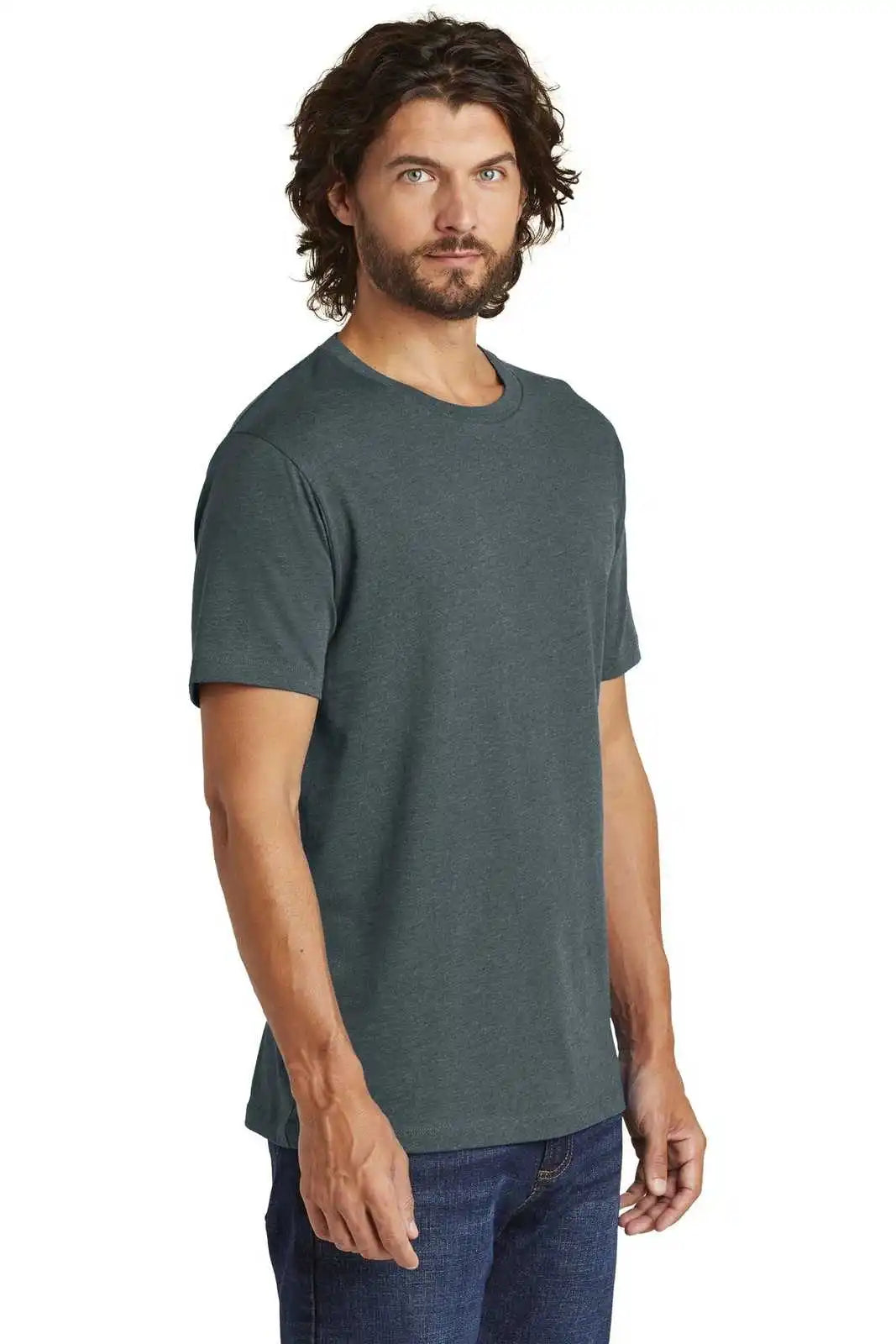 Alternative Aa6040 Rebel Blended Jersey Tee - Heather Deep Charcoal