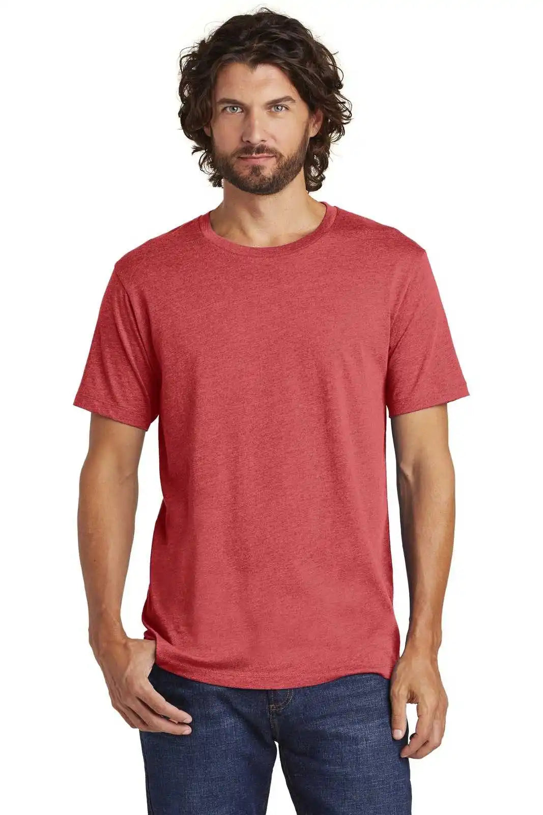 Alternative Aa6040 Rebel Blended Jersey Tee - Heather Red