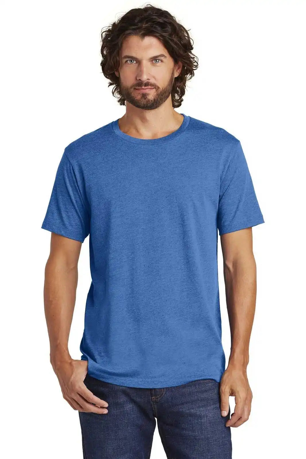 Alternative Aa6040 Rebel Blended Jersey Tee - Heather Rich Royal