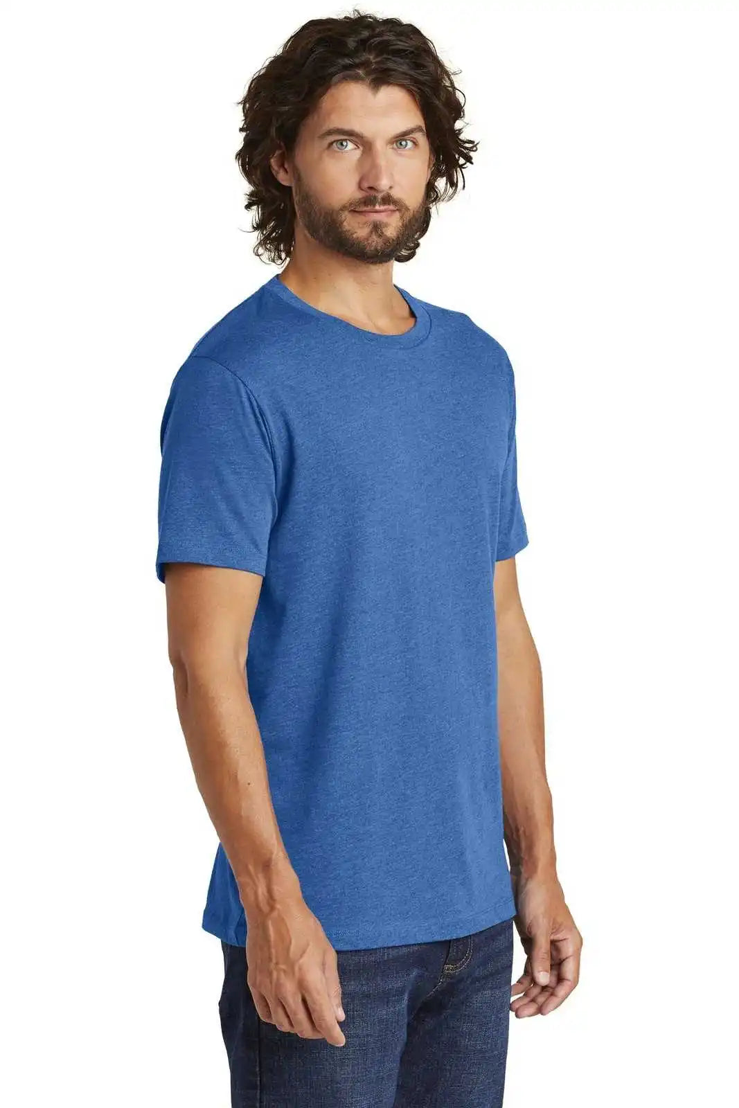 Alternative Aa6040 Rebel Blended Jersey Tee - Heather Rich Royal