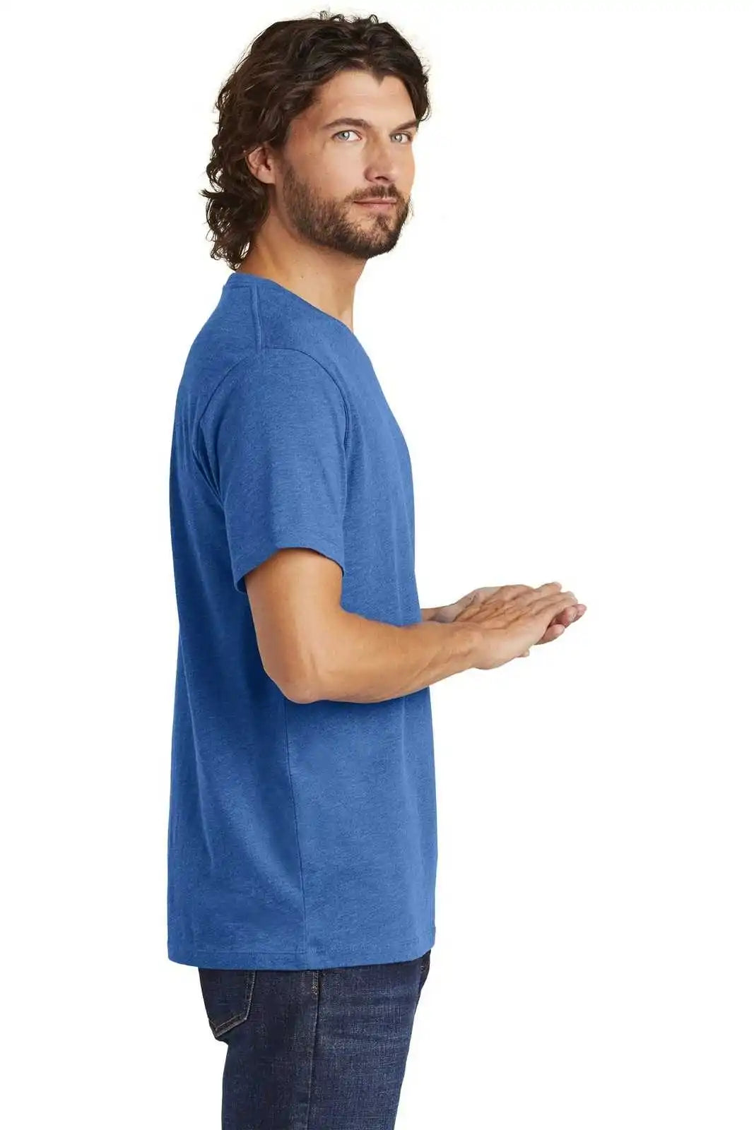 Alternative Aa6040 Rebel Blended Jersey Tee - Heather Rich Royal