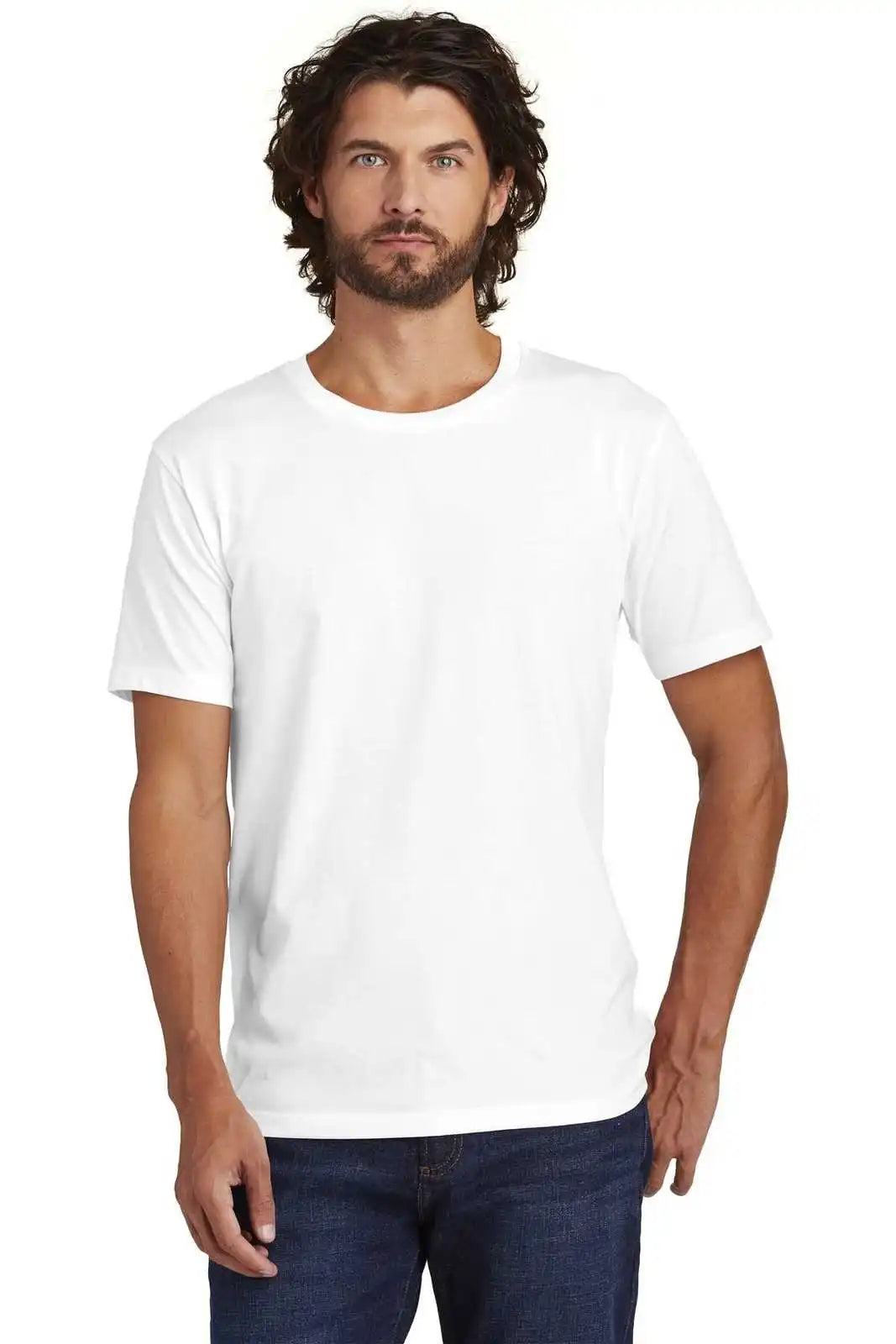 Alternative Aa6040 Rebel Blended Jersey Tee - White